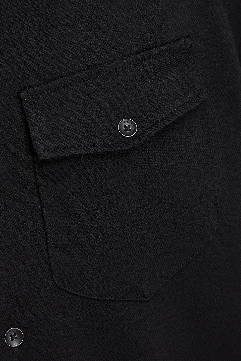 Rag & Bone Stanton Stretch-twill Shirt In Black