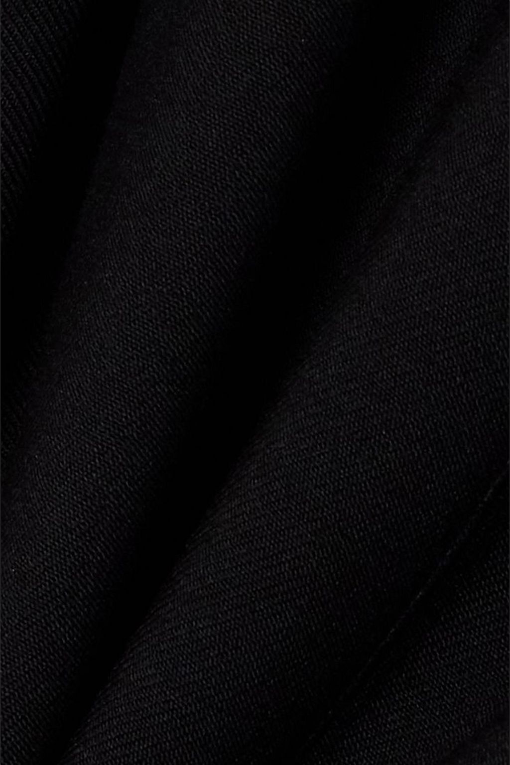 ALAÏA 벨트 가죽 트리밍 스트레치 울 미니 드레스