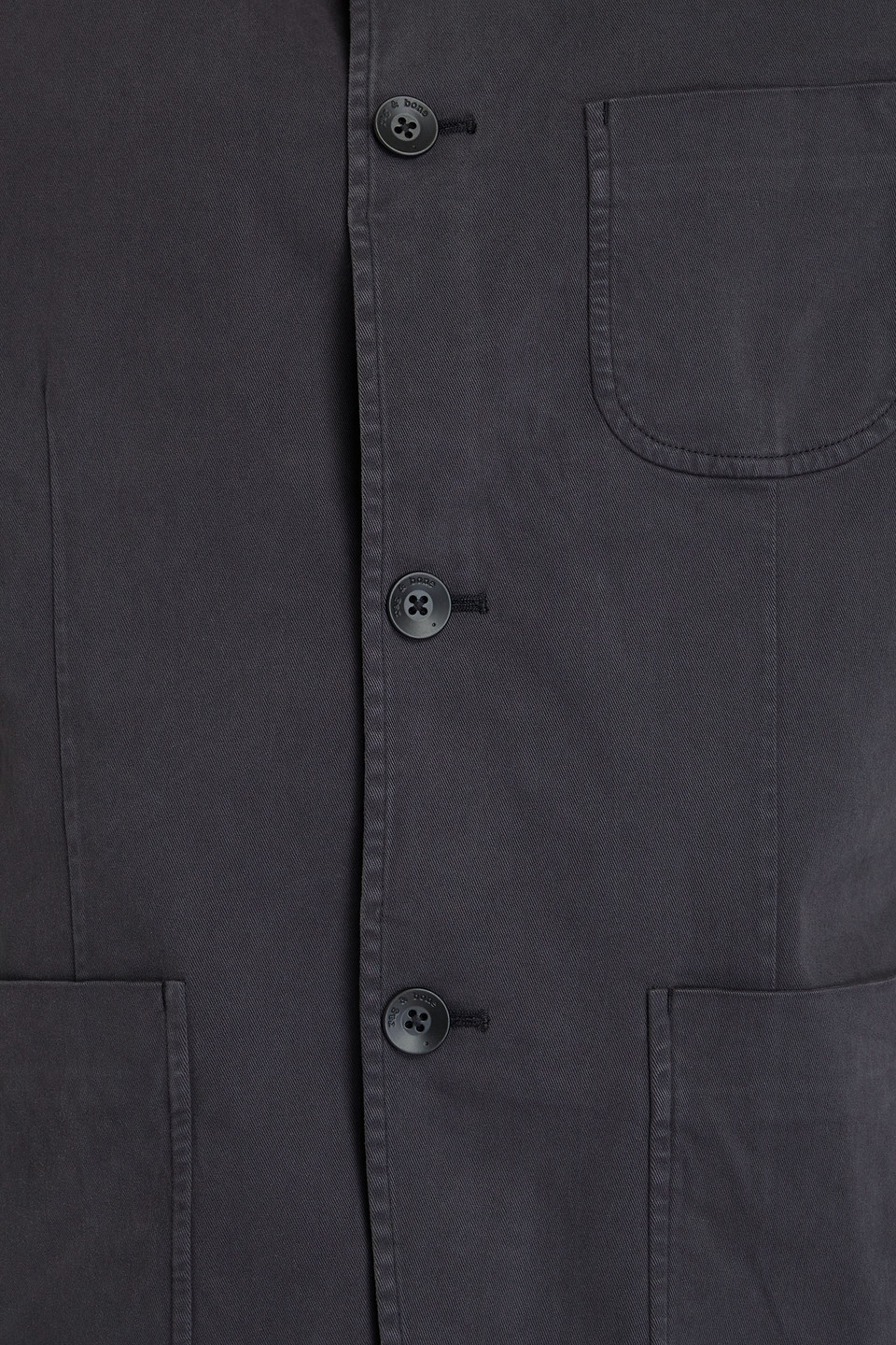 Rag & Bone Prospect Stretch-cotton Twill Blazer In Dark Gray