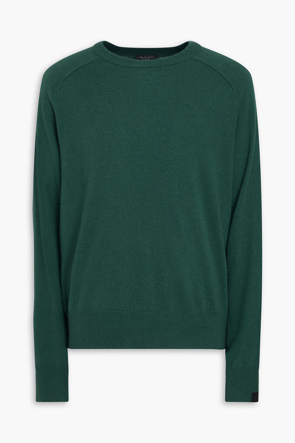 Rag & Bone Peter Cashmere Jumper In Emerald