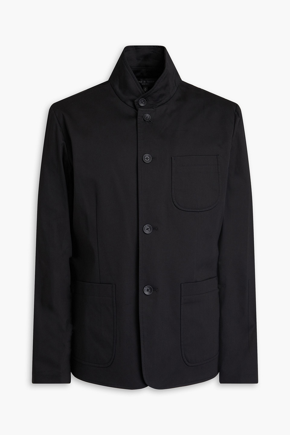 rag & bone - Prospect stretch-cotton blazer - Black - L