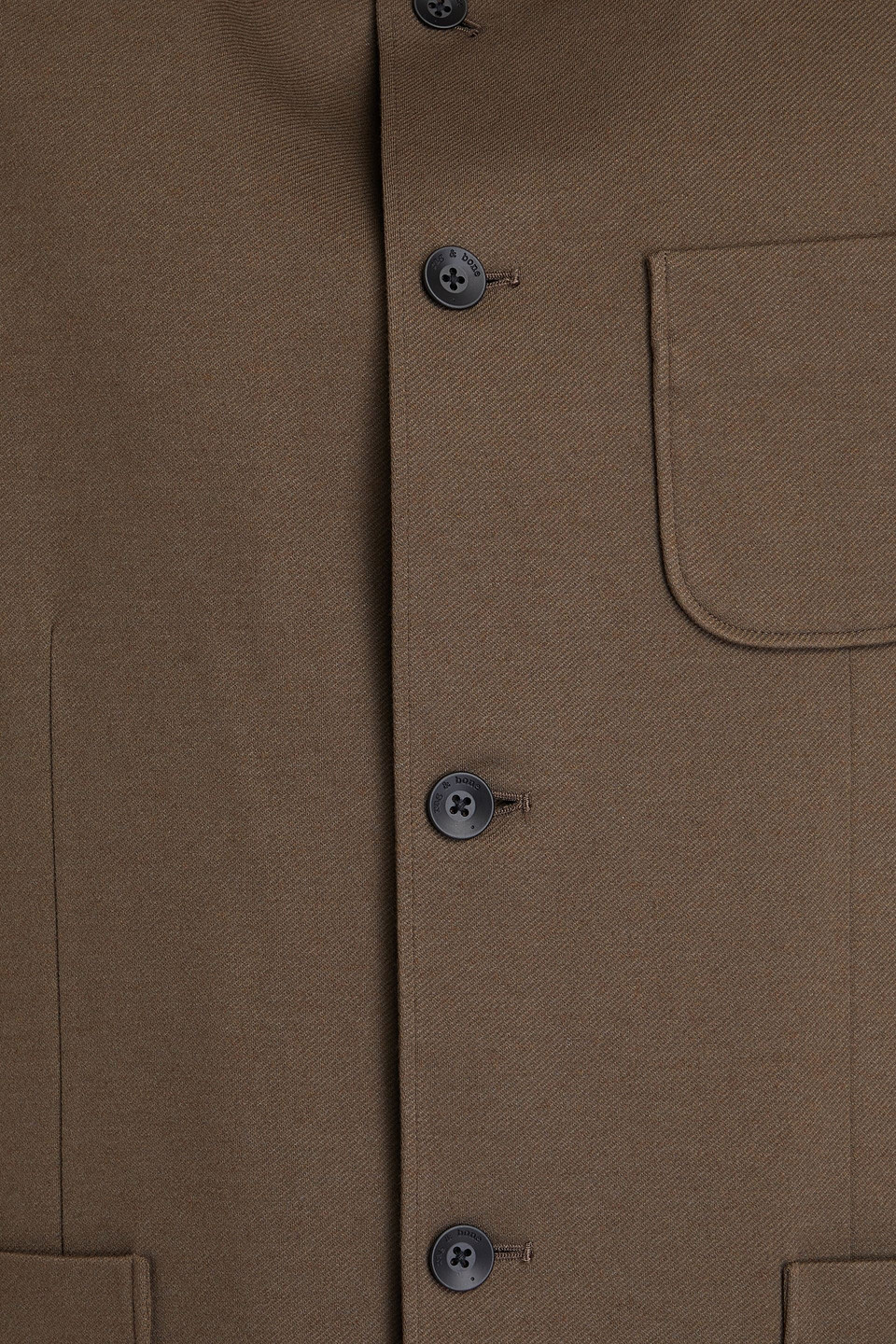 Rag & Bone Prospect Twill Blazer In Taupe