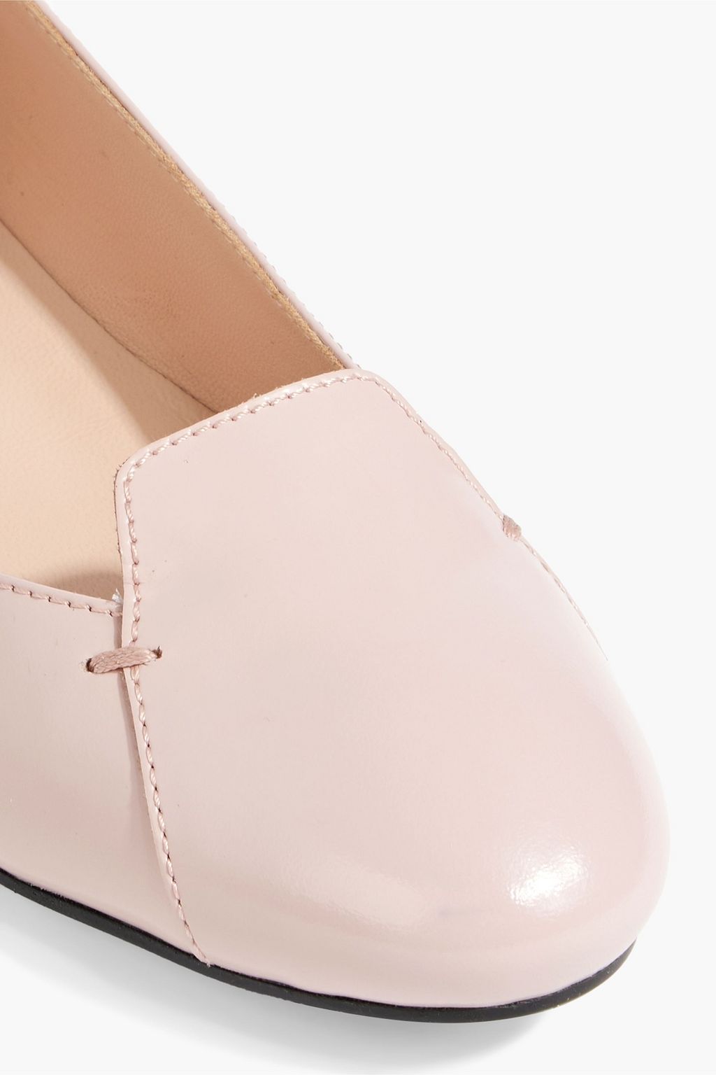 TOD'S Glossed-leather ballet flats