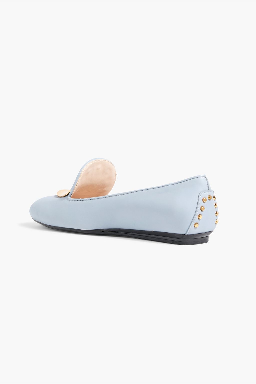 TOD'S Embellished leather ballet flats