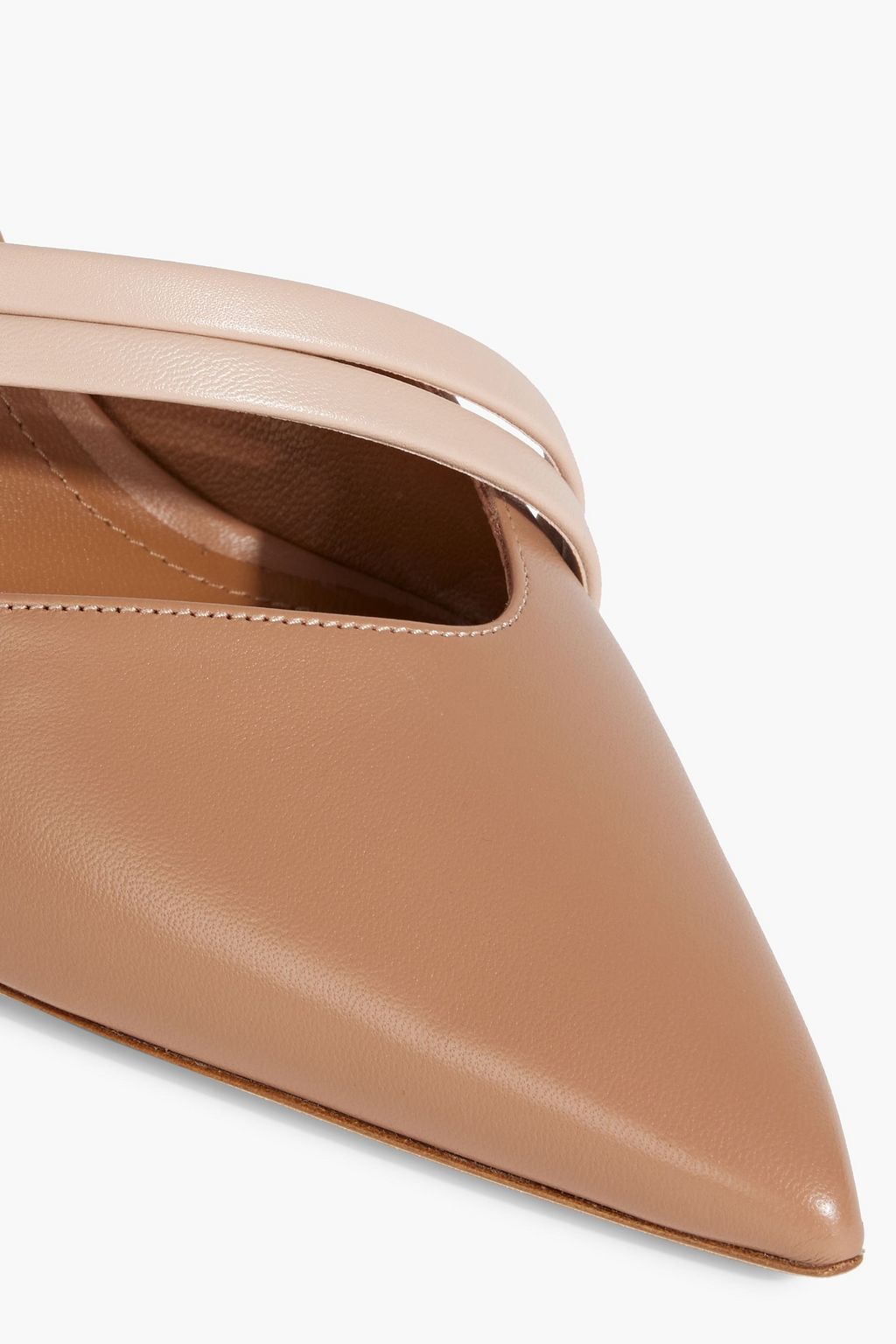 MALONE SOULIERS Tia 70 two-tone leather mules