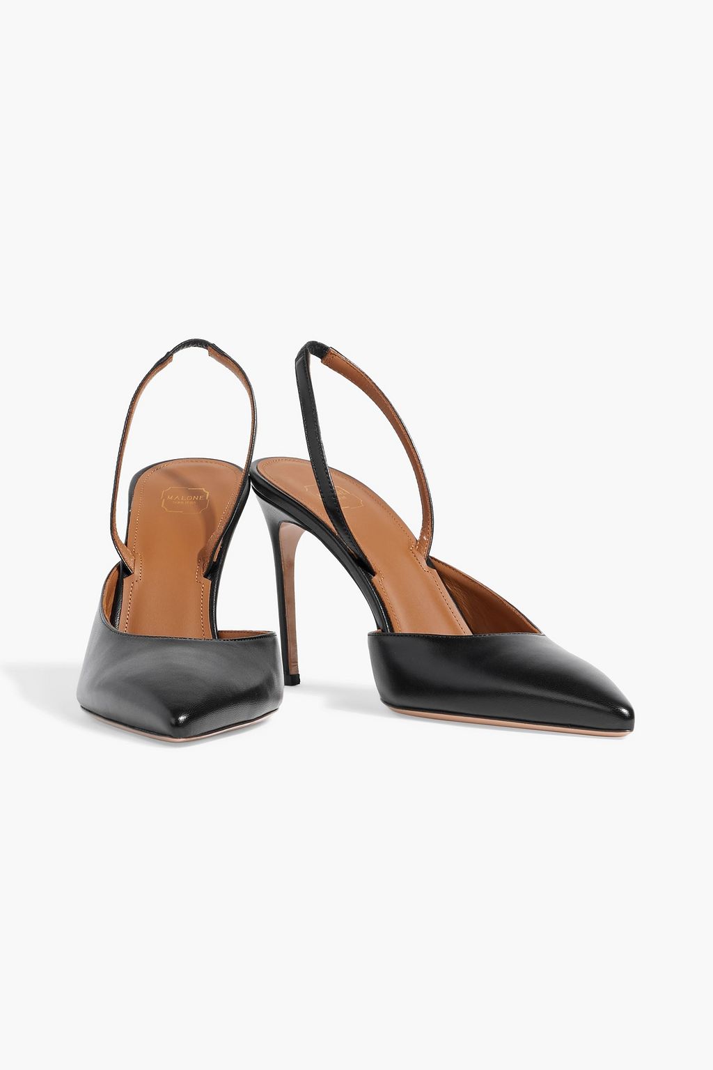 MALONE SOULIERS Gillian 90 leather slingback pumps