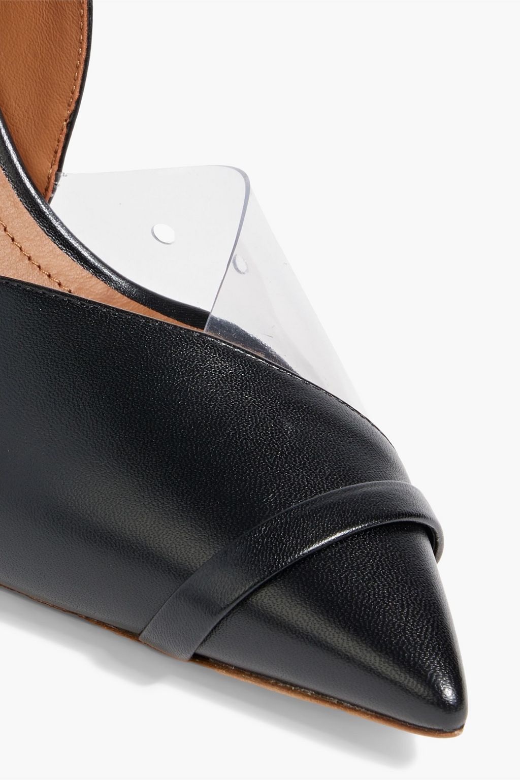 MALONE SOULIERS Hurley 70 leather and PVC pumps