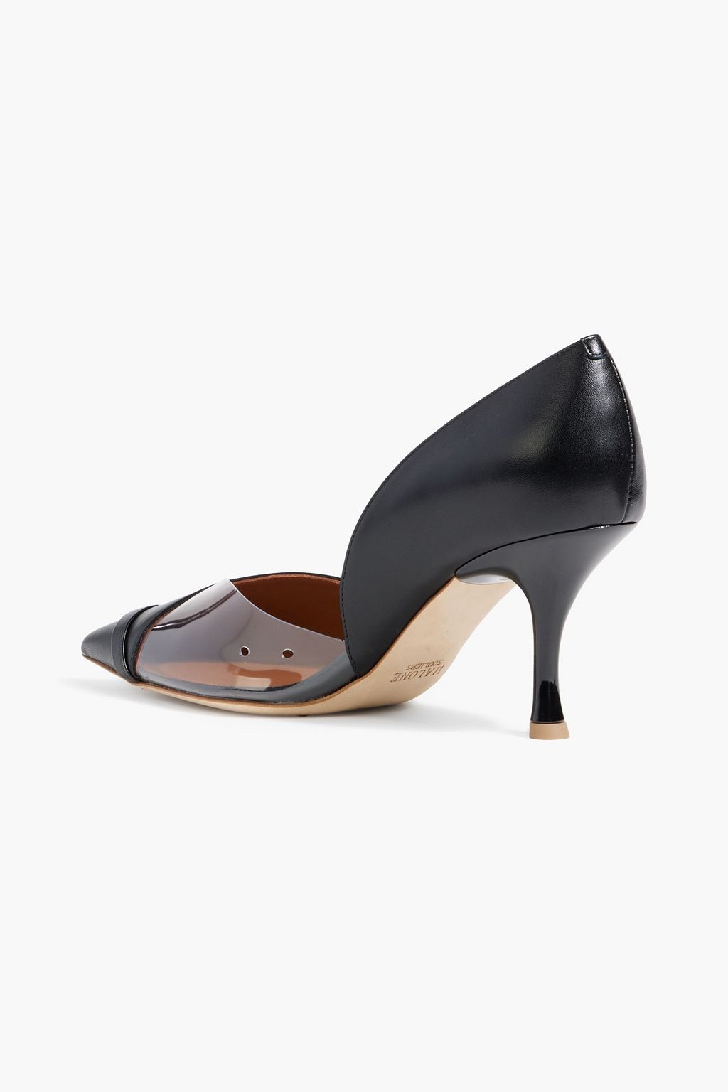 MALONE SOULIERS Hurley 70 leather and PVC pumps