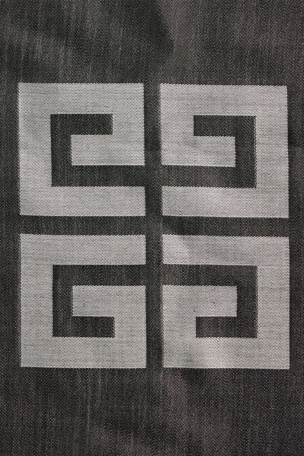 GIVENCHY Silk and wool-blend jacquard scarf