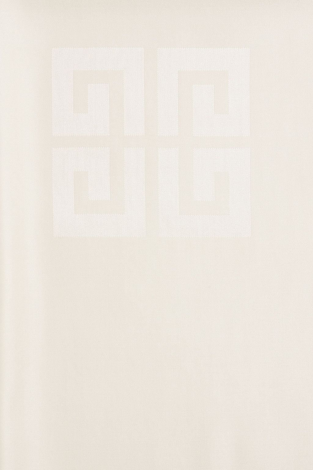 GIVENCHY Fringed silk and wool-blend jacquard scarf