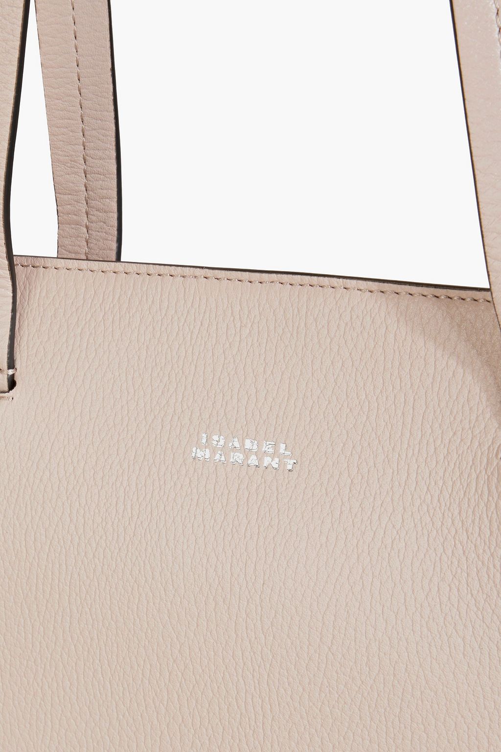 ISABEL MARANT Oskan studded pebbled-leather tote