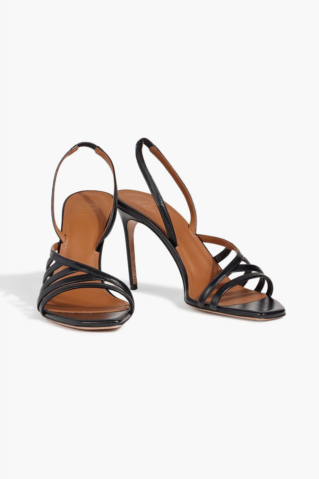MALONE SOULIERS Ama 90 leather slingback sandals