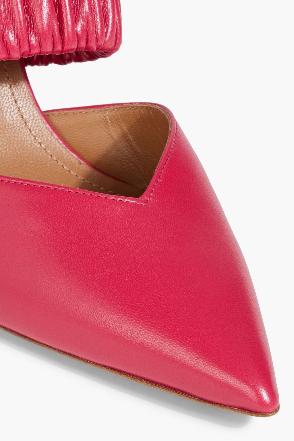 MALONE SOULIERS حذاء ميول Matilda من الجلد بتأثير مزموم