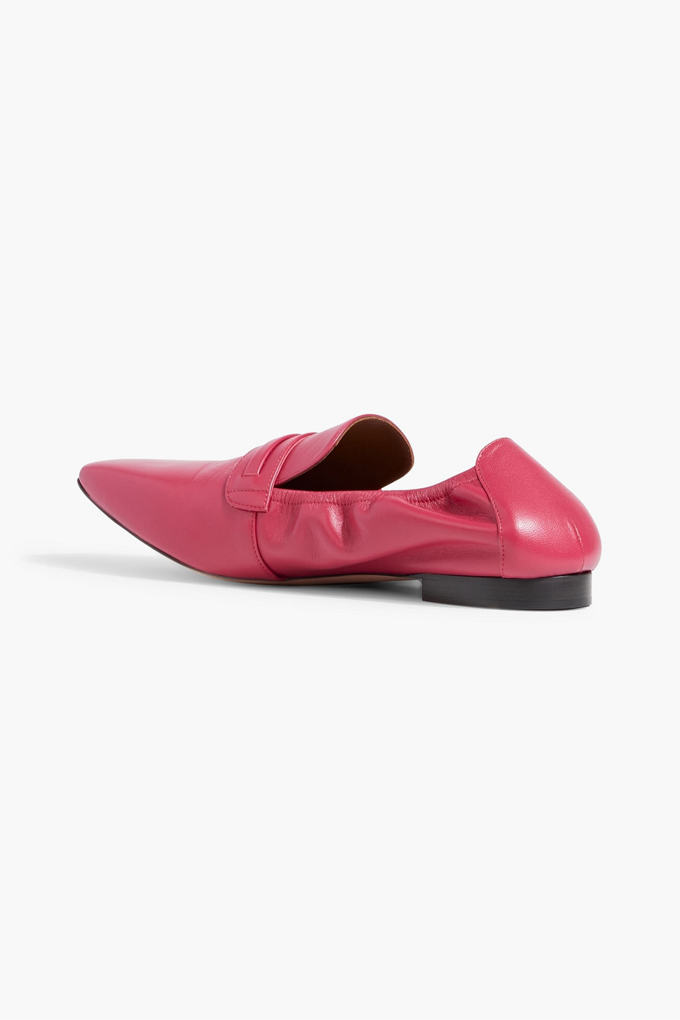 Malone Souliers Jamie Leather Loafers In Magenta