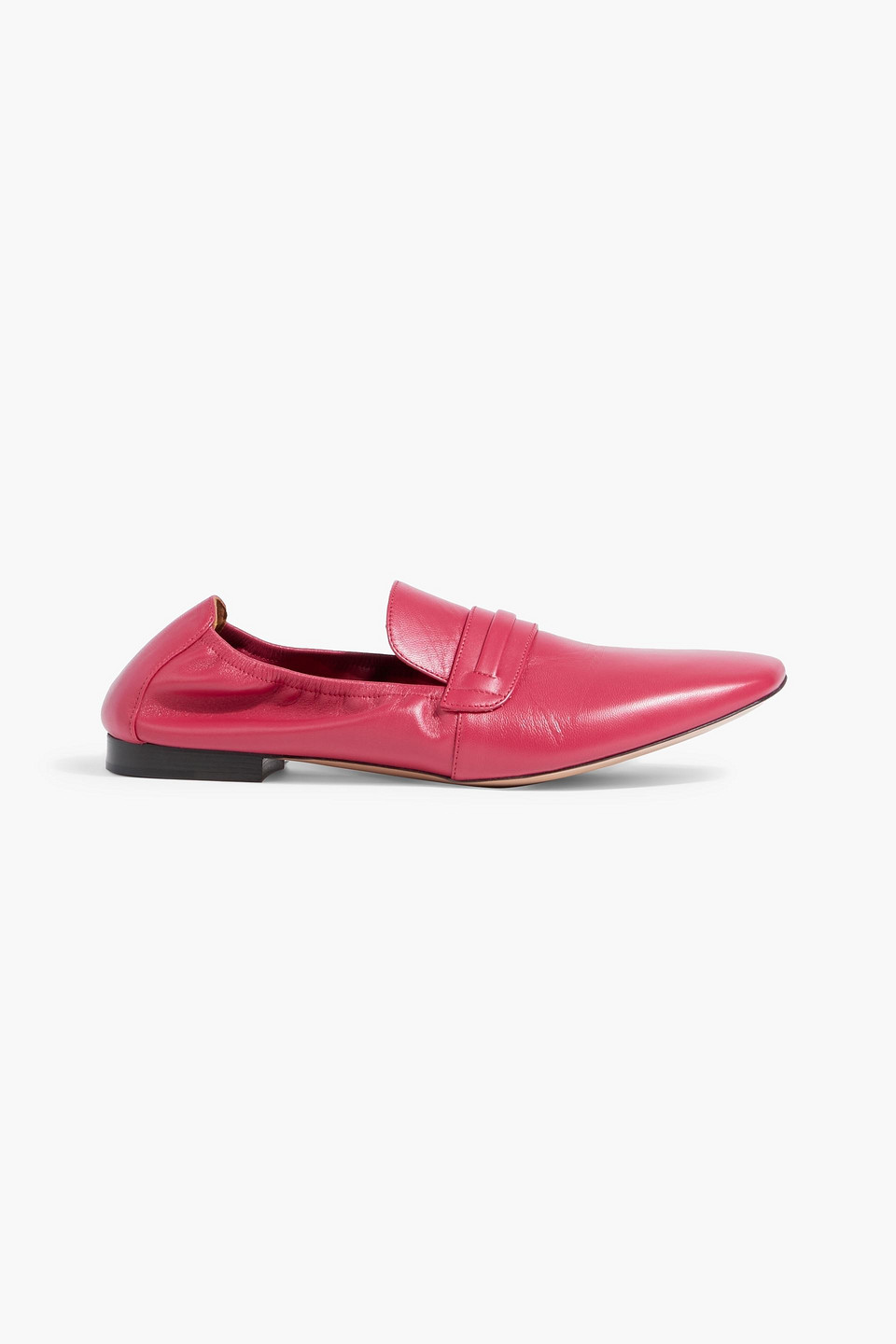 Malone Souliers Jamie Leather Loafers In Magenta