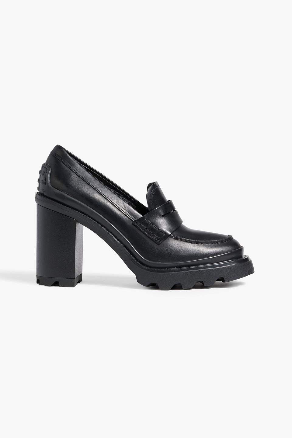 Leather pumps