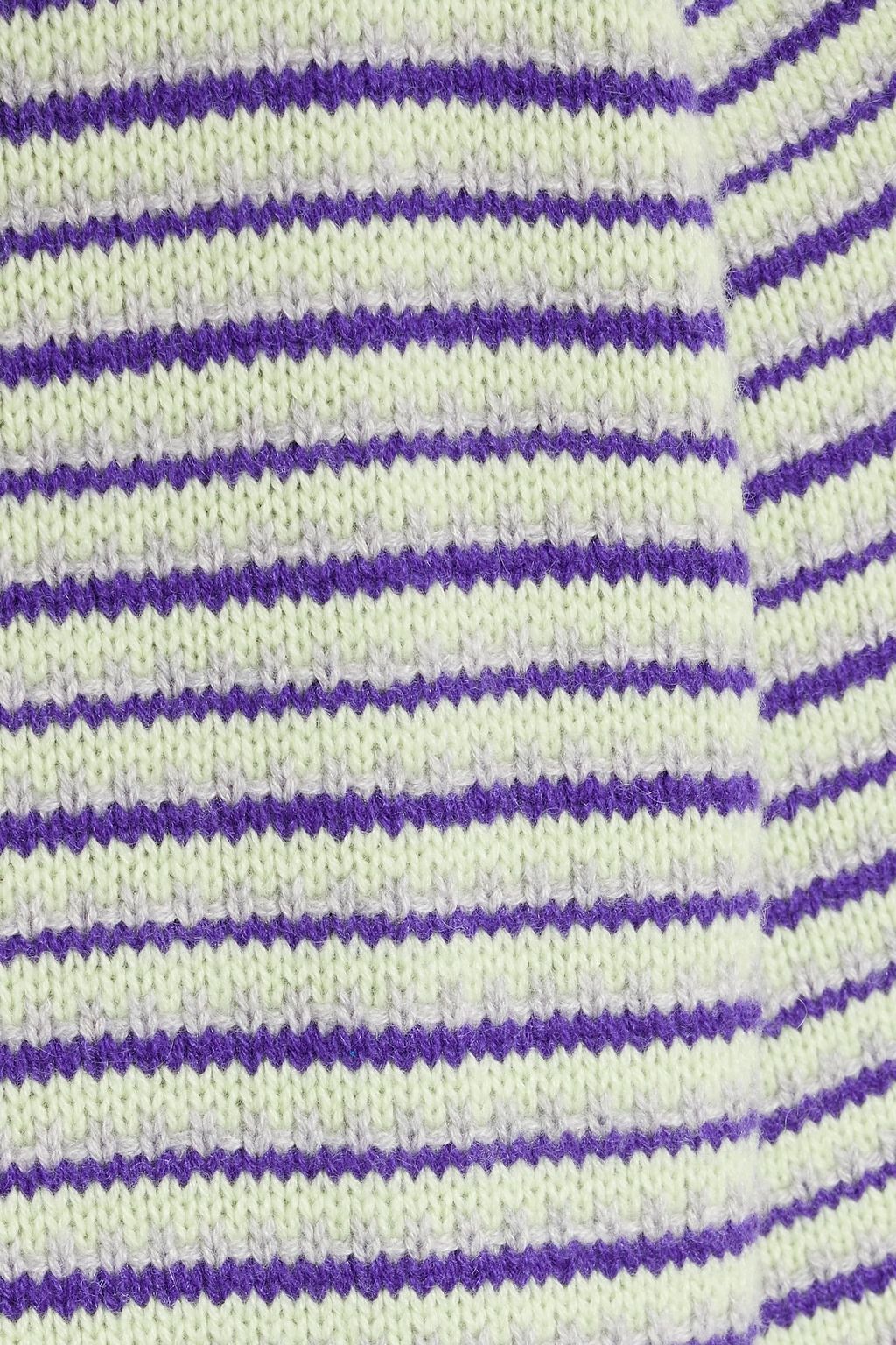LISA YANG Kian striped cashmere mini dress