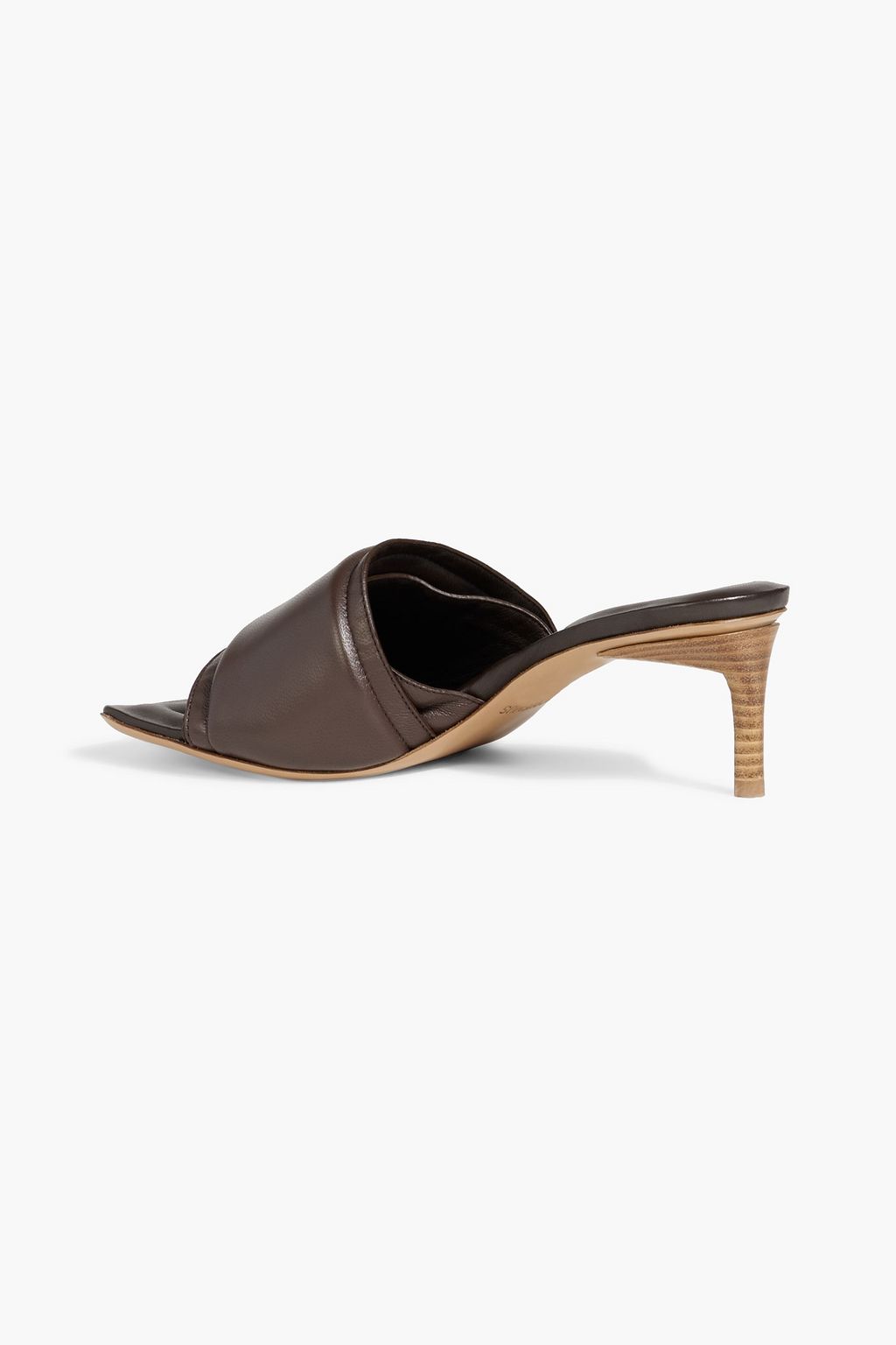 JACQUEMUS Les Mules Piscine leather mules