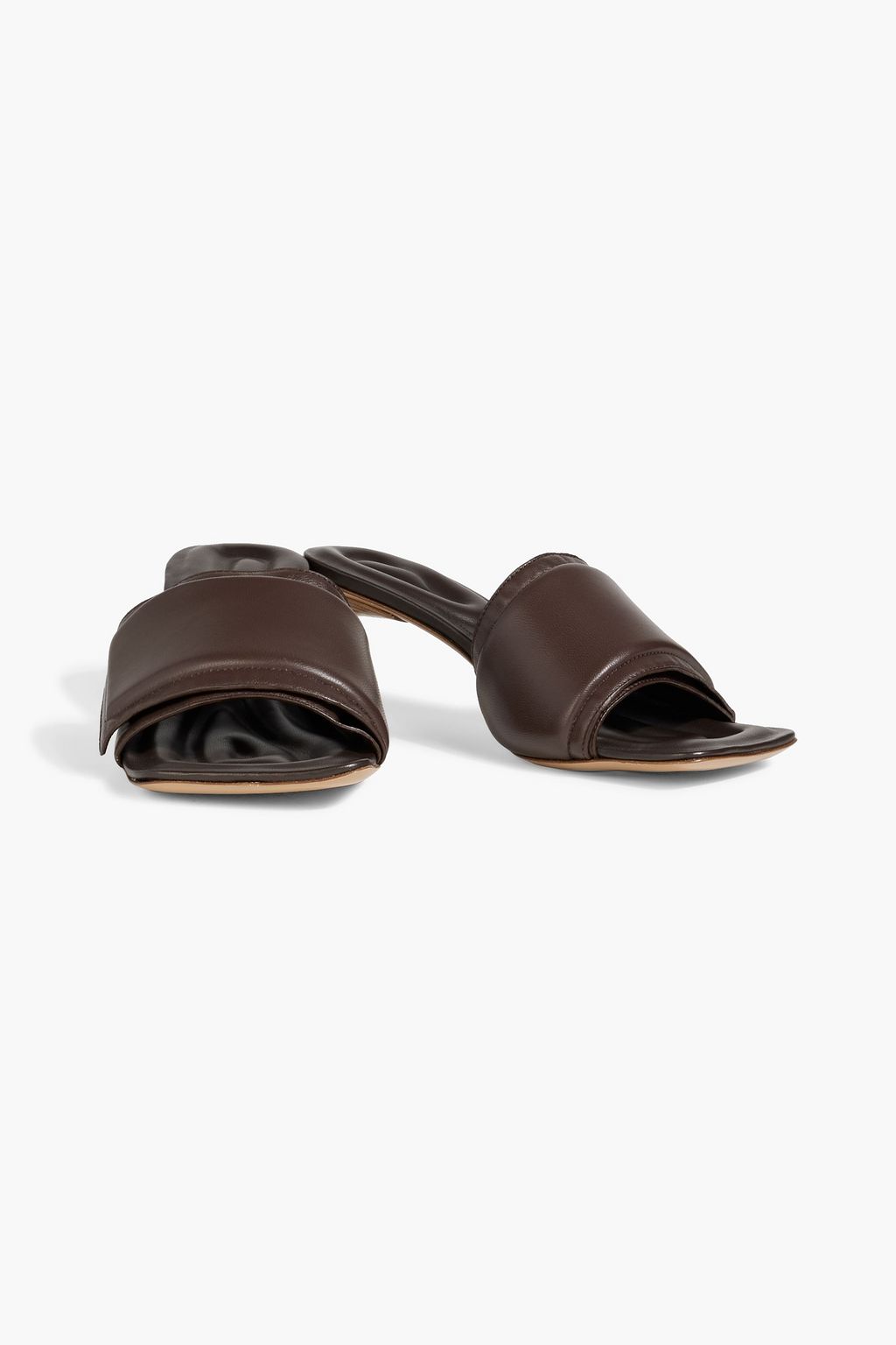 JACQUEMUS Les Mules Piscine leather mules
