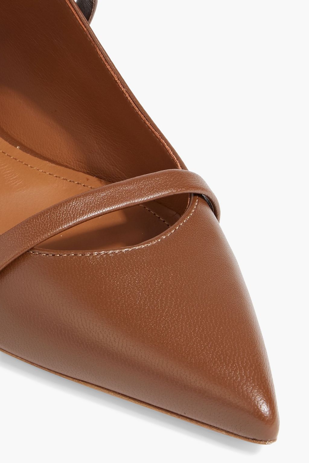 MALONE SOULIERS Maureen leather point-toe flats