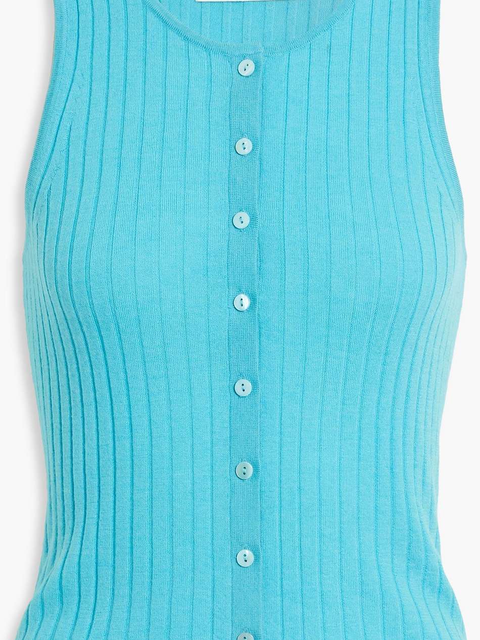 cameron ribbed cashmere top