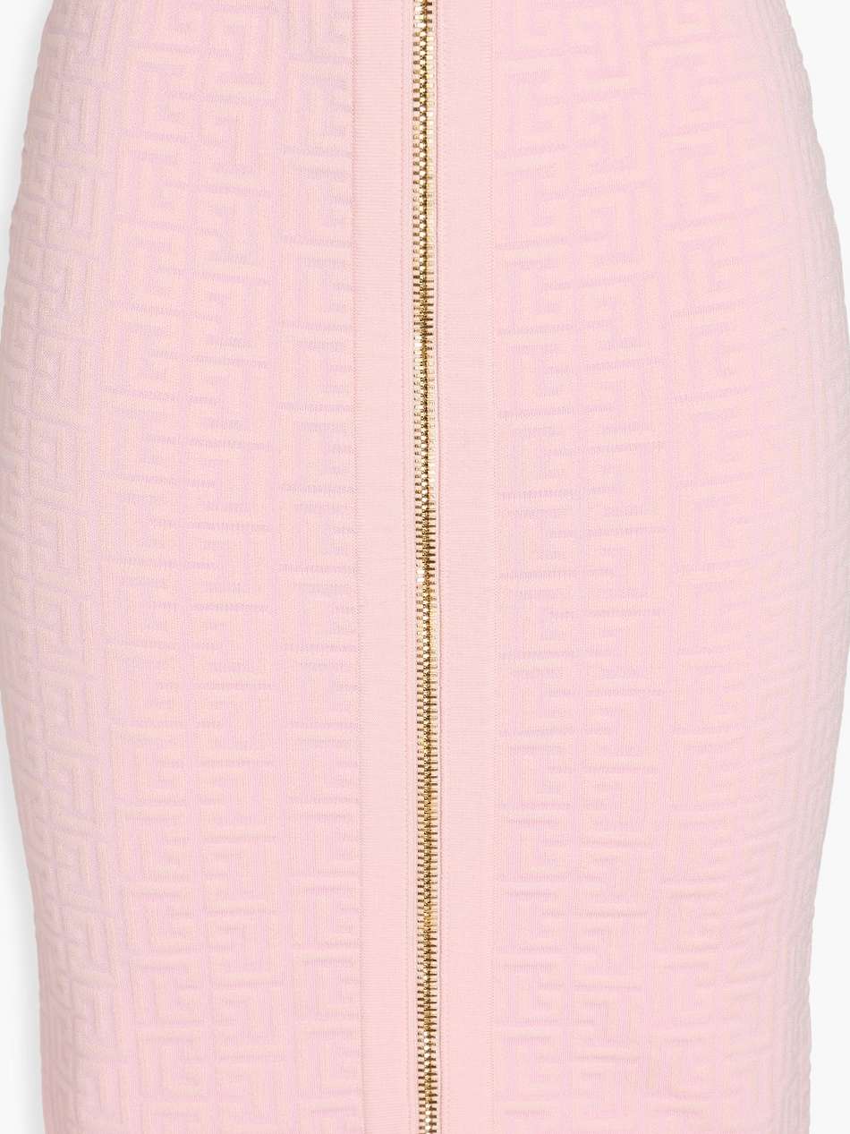 jacquard-knit wool-blend mini skirt