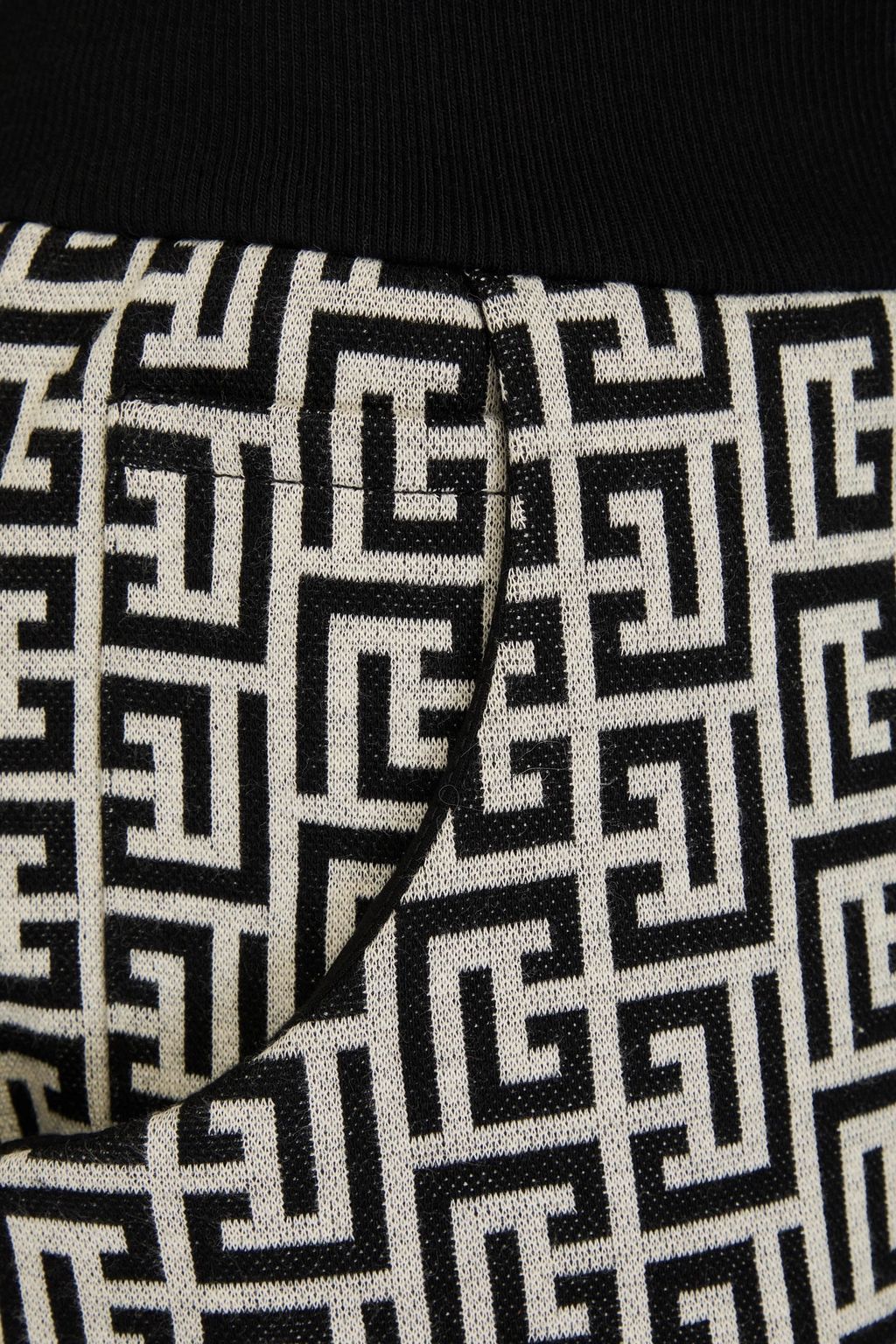 BALMAIN بنطلون رياضي من الجاكار والقطن