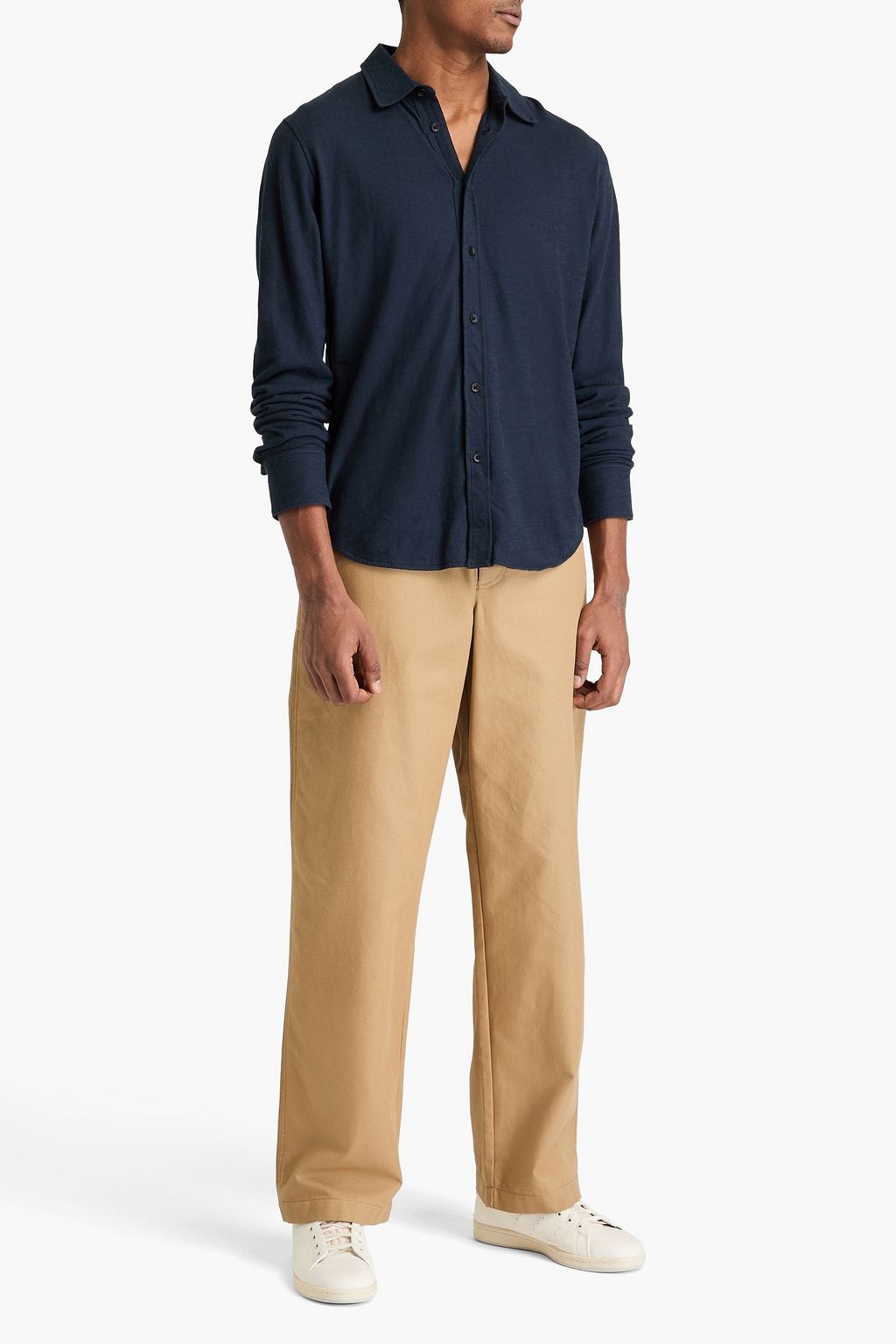 RAG & BONE Fit 2 Tomlin cotton-blend jersey shirt