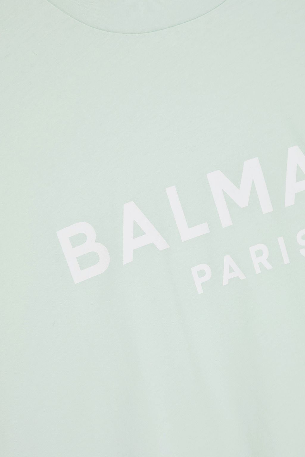 BALMAIN تي شيرت من قطن الجيرسي مزين بطبعة شعار العلامة
