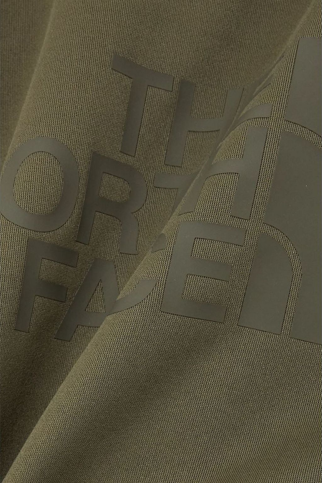 THE NORTH FACE تي شيرت قصير من الجيرسي بطبعات وسحابات
