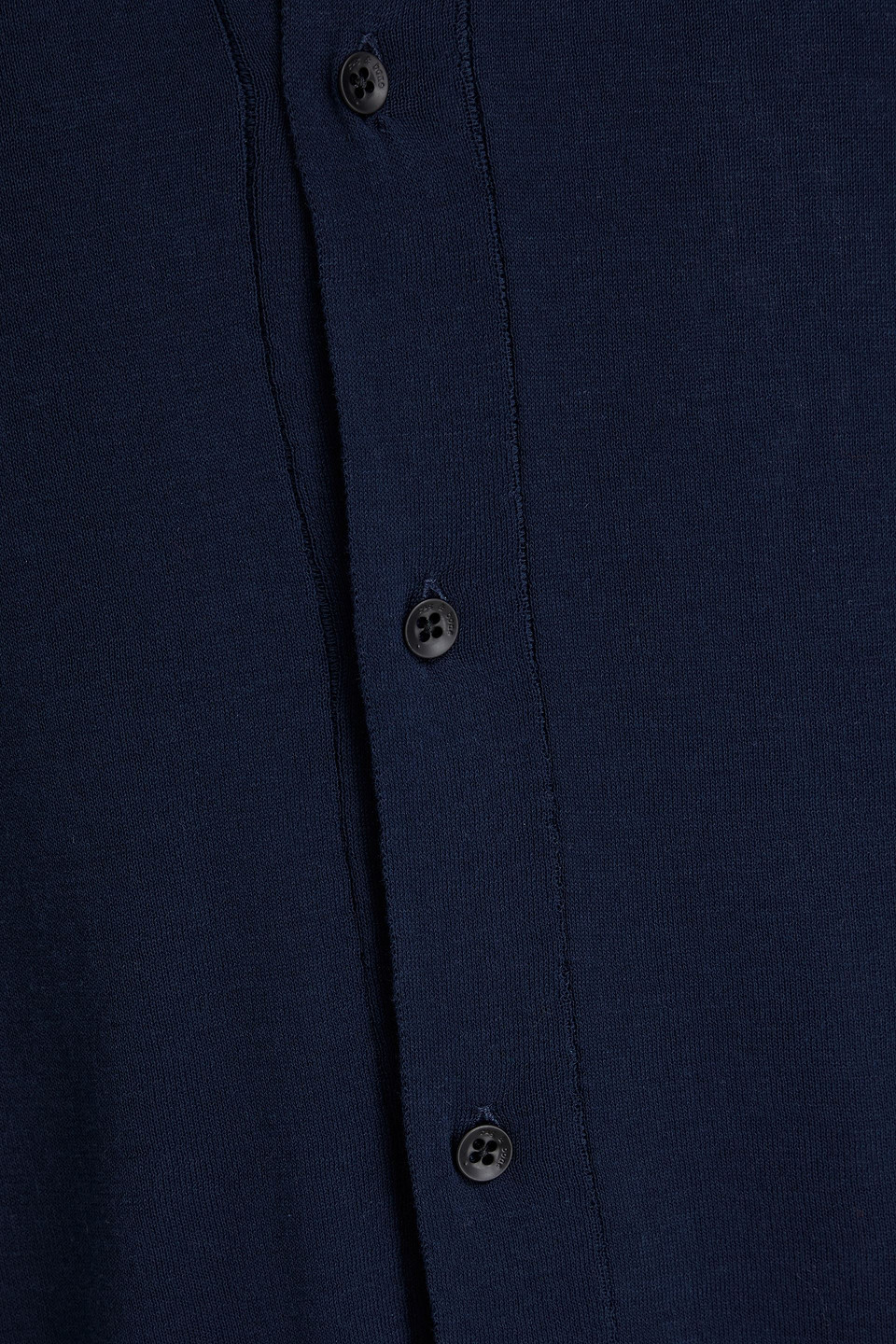 Rag & Bone Dalton Cotton-jersey Shirt In Navy