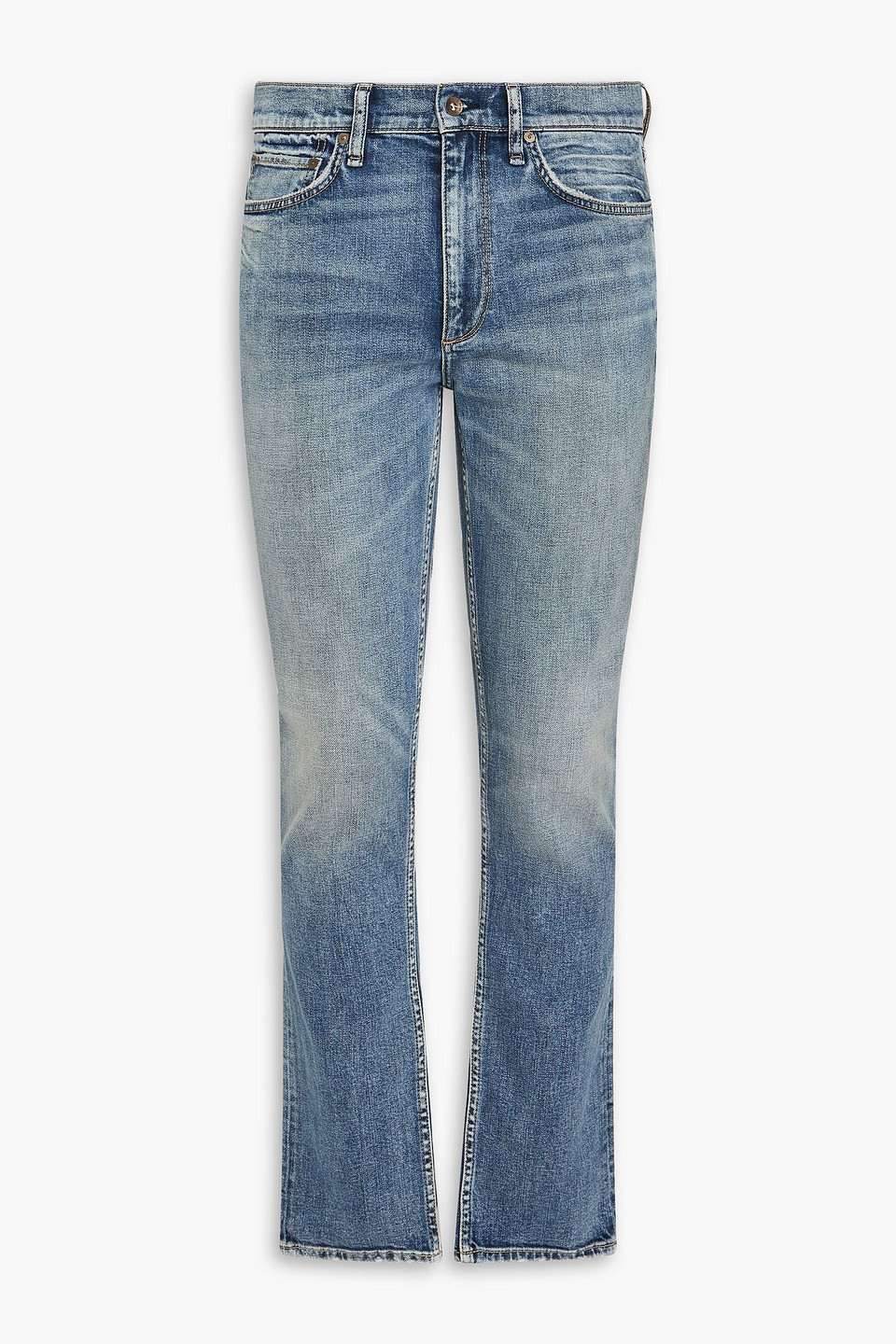 Fit 2 Authentic Stretch whiskered denim jeans