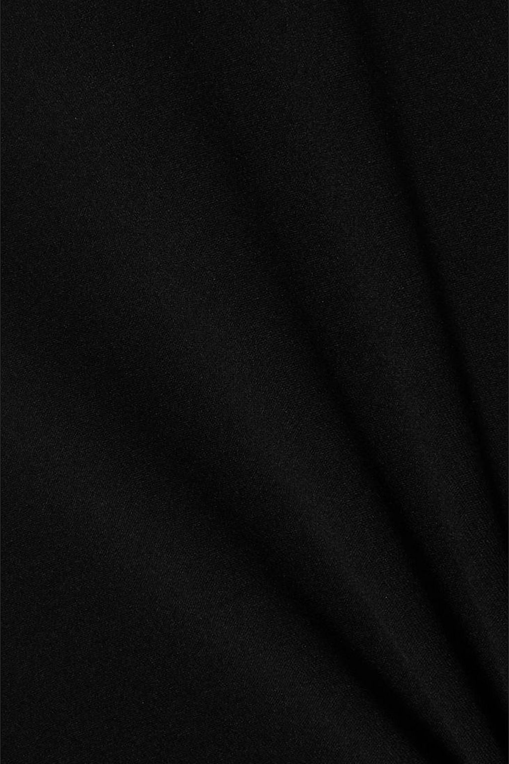 ALAÏA Belted leather-trimmed stretch-jersey turtleneck maxi dress
