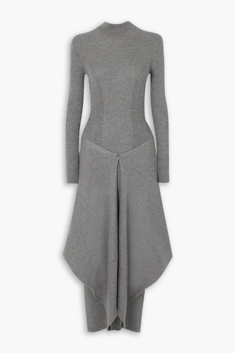 Altea White – Rayon Blend Knit Midi Dress main image 1