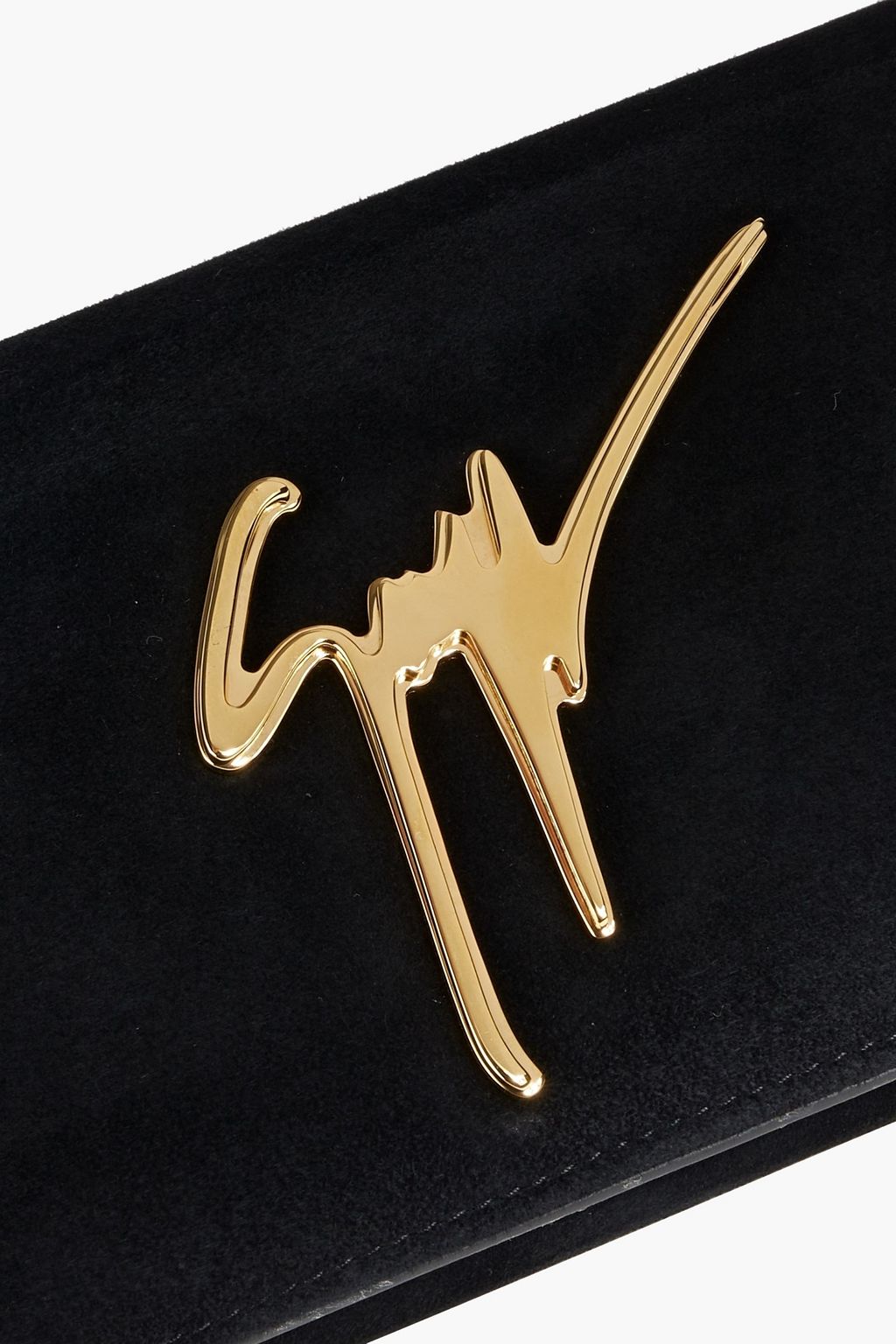 GIUSEPPE ZANOTTI Suede clutch