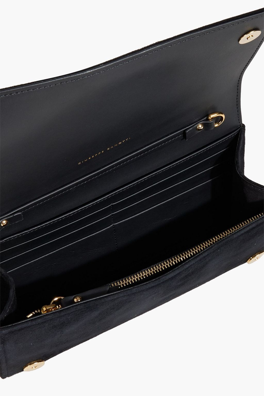 GIUSEPPE ZANOTTI Suede clutch