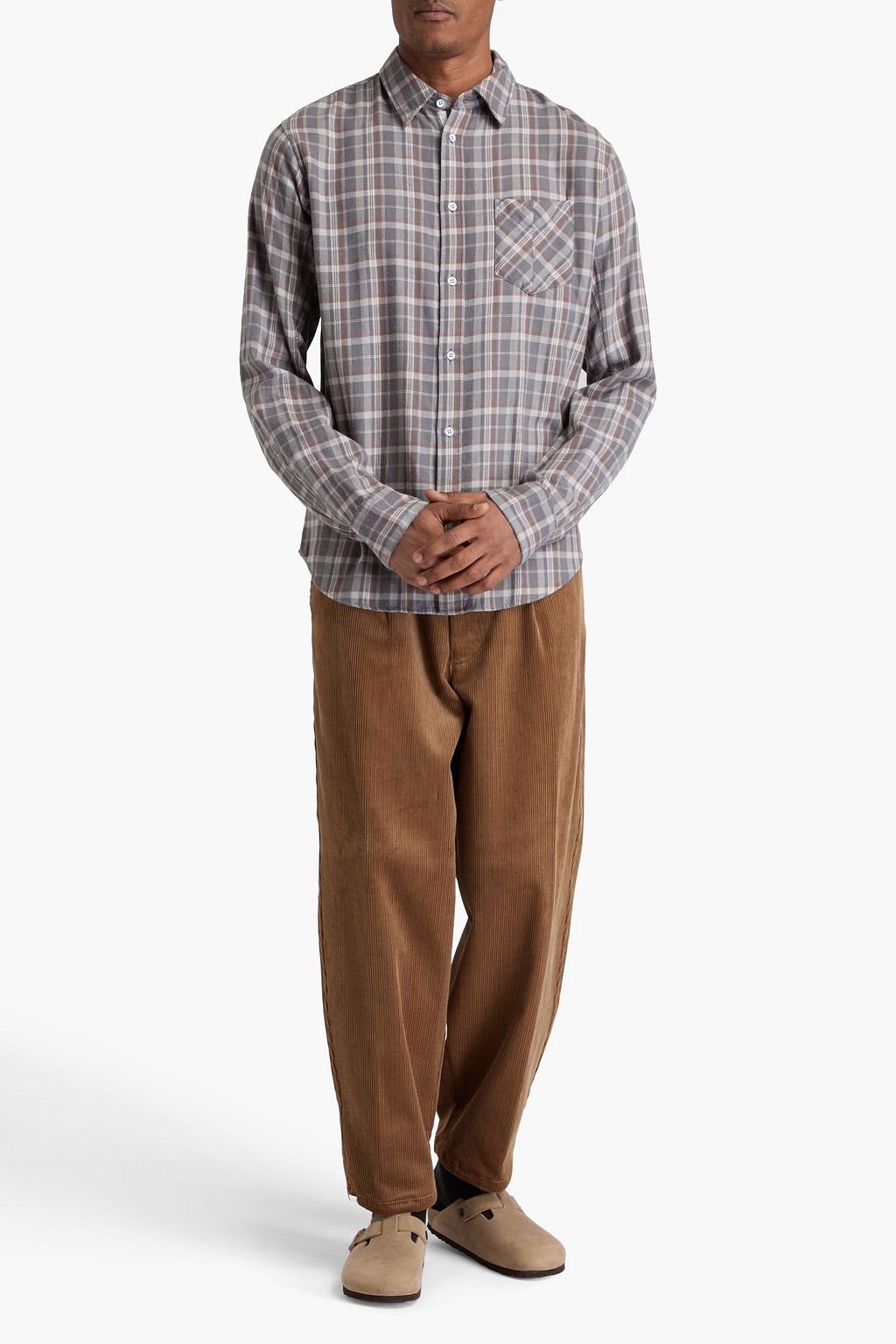 RAG & BONE Fit 2 checked cotton-flannel shirt