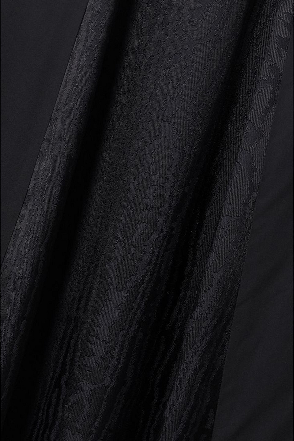 Diane Von Furstenberg Suparna Cutout Crepe De Chine, Satin-jacquard And Chiffon Maxi Dress In Midnight Blue