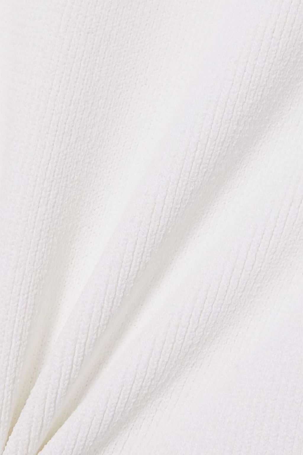 ALAÏA Cutout ribbed-knit halterneck midi dress