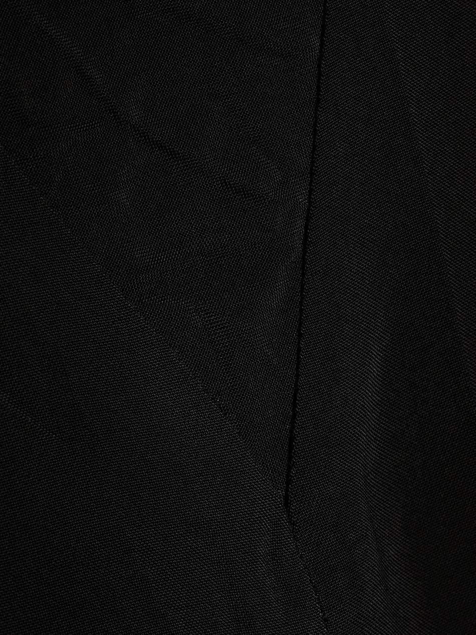 cutout woven turtleneck top