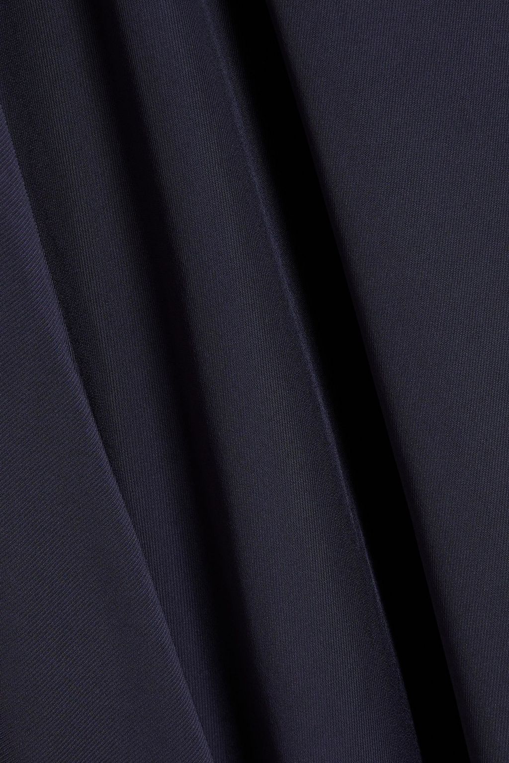 RÓHE Asymmetric satin-crepe midi skirt