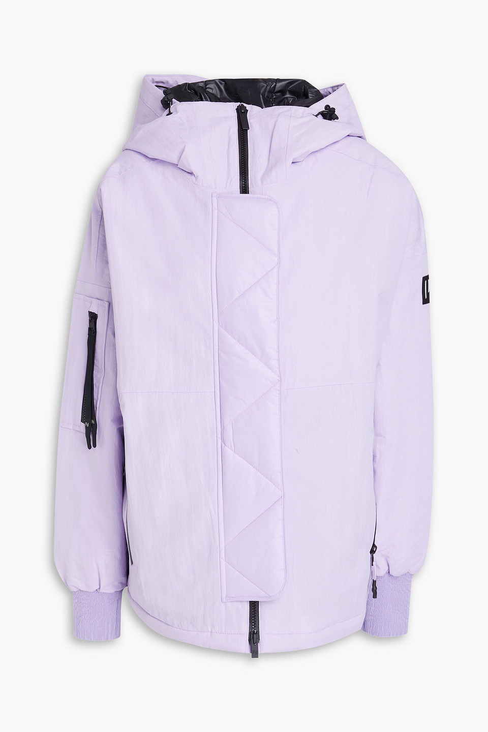 Holden Sloane Quilted Hooded Ski Jacket In Lilac
