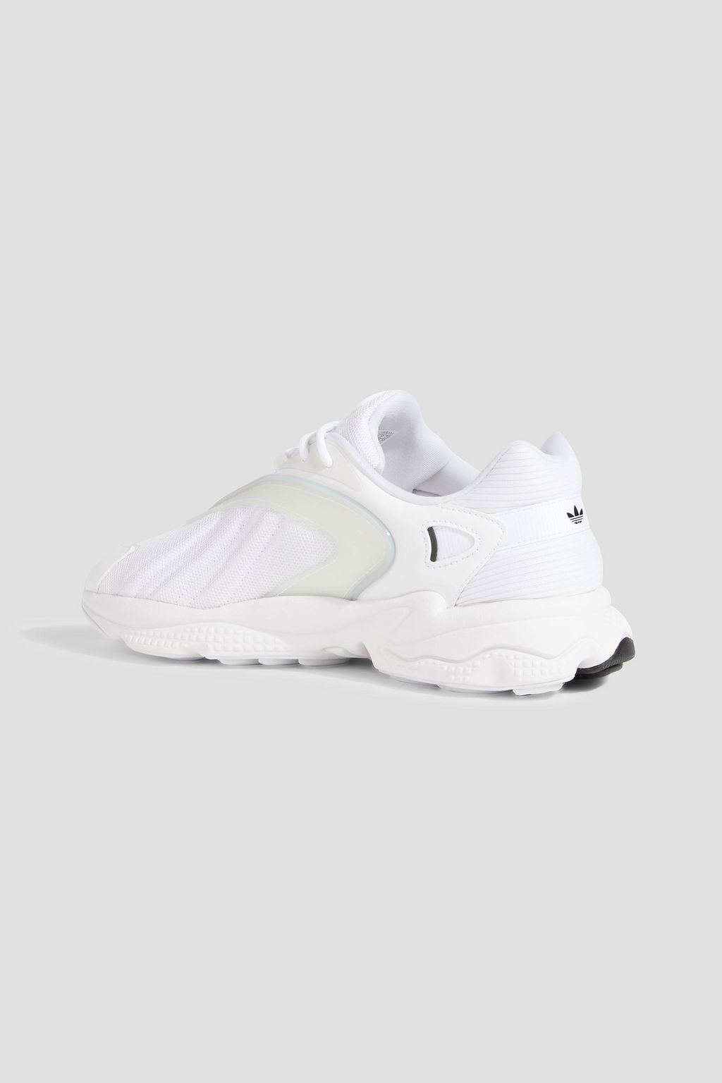 ADIDAS ORIGINALS Oztral rubber and leather-trimmed mesh sneakers