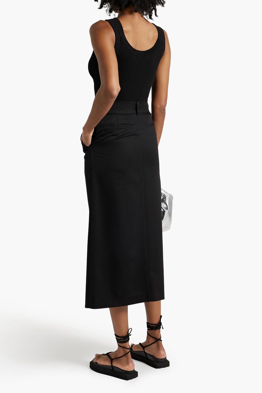 LE 17 SEPTEMBRE Ribbed stretch-cotton jersey tank