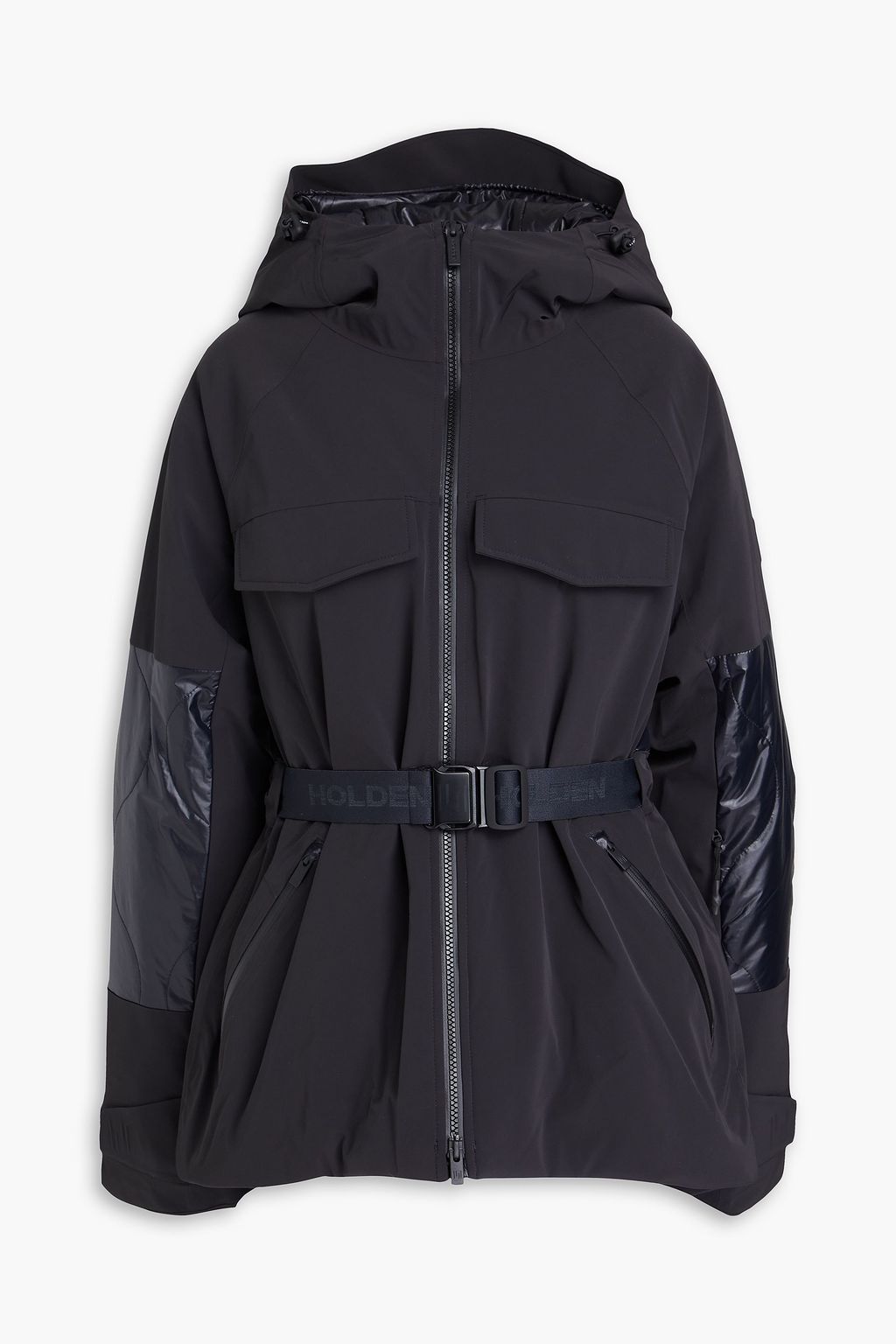 Hooded ski jacket deals