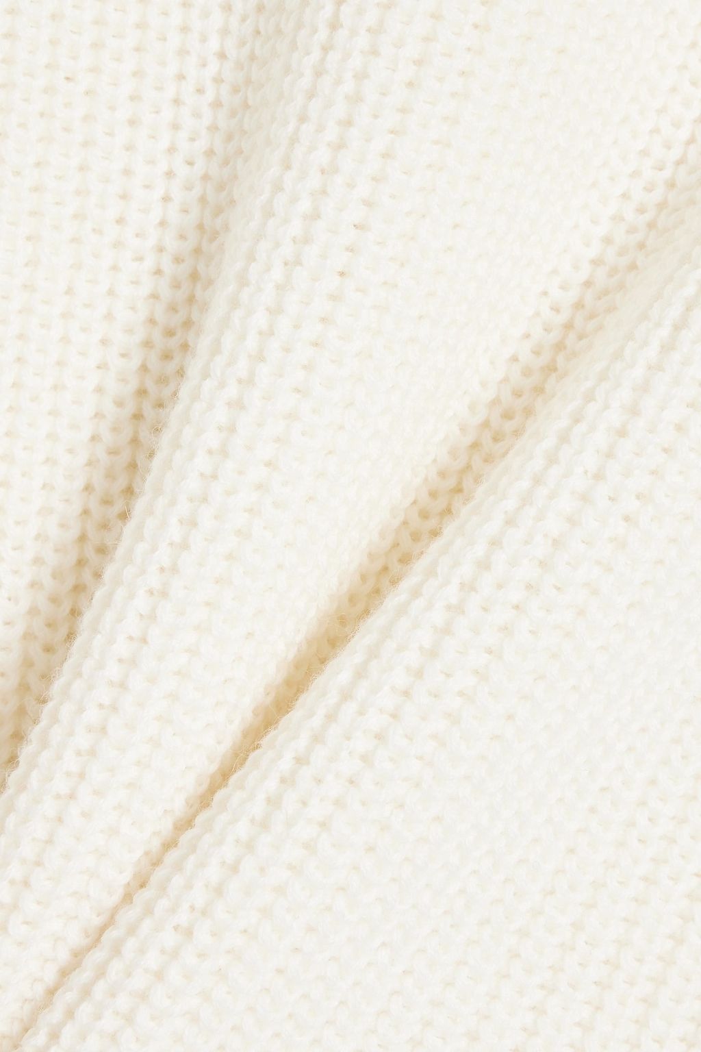 IRO Virgi ribbed cotton and cashmere-blend turtleneck top