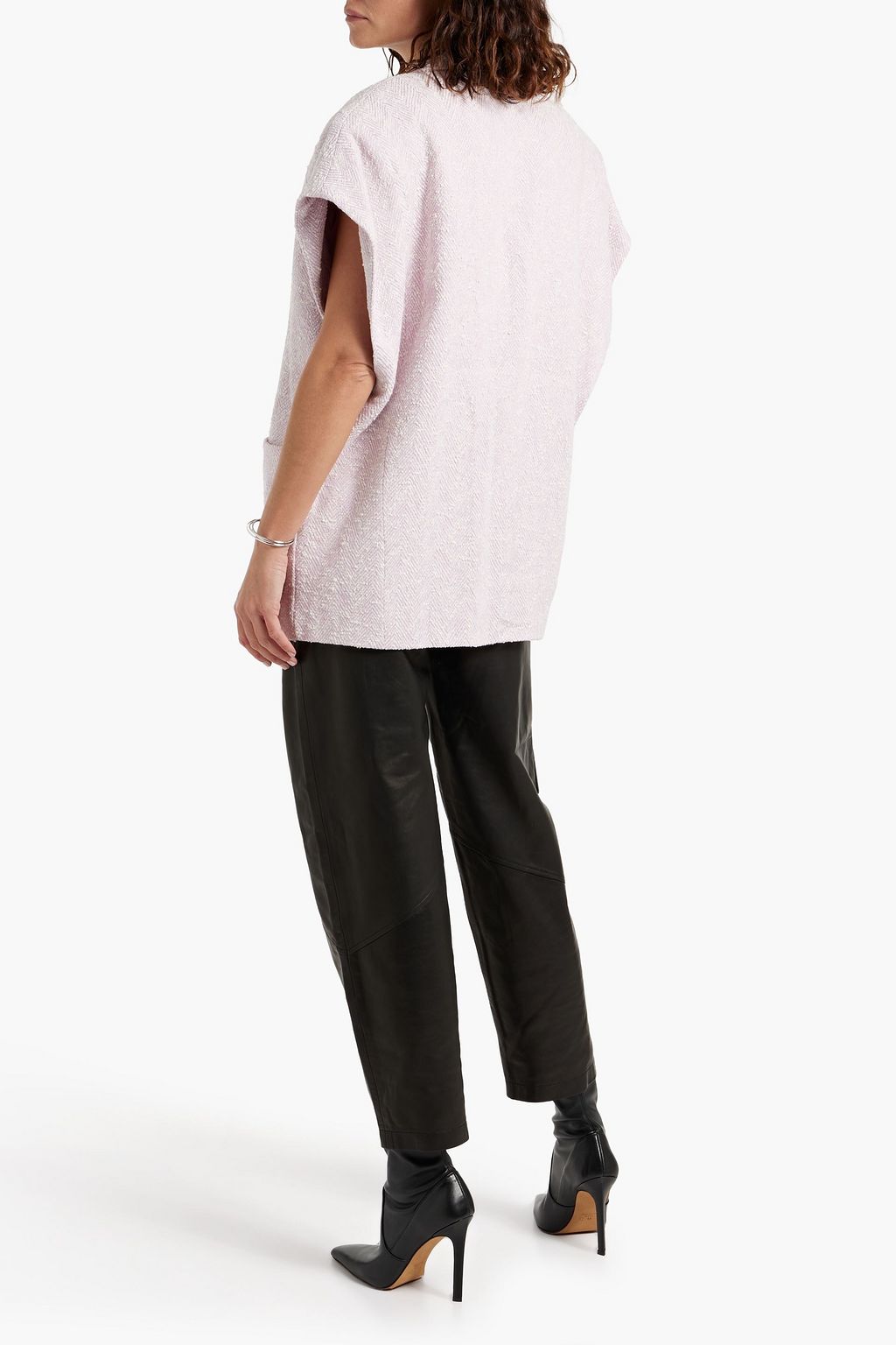 IRO Uvani linen-blend tweed jacket