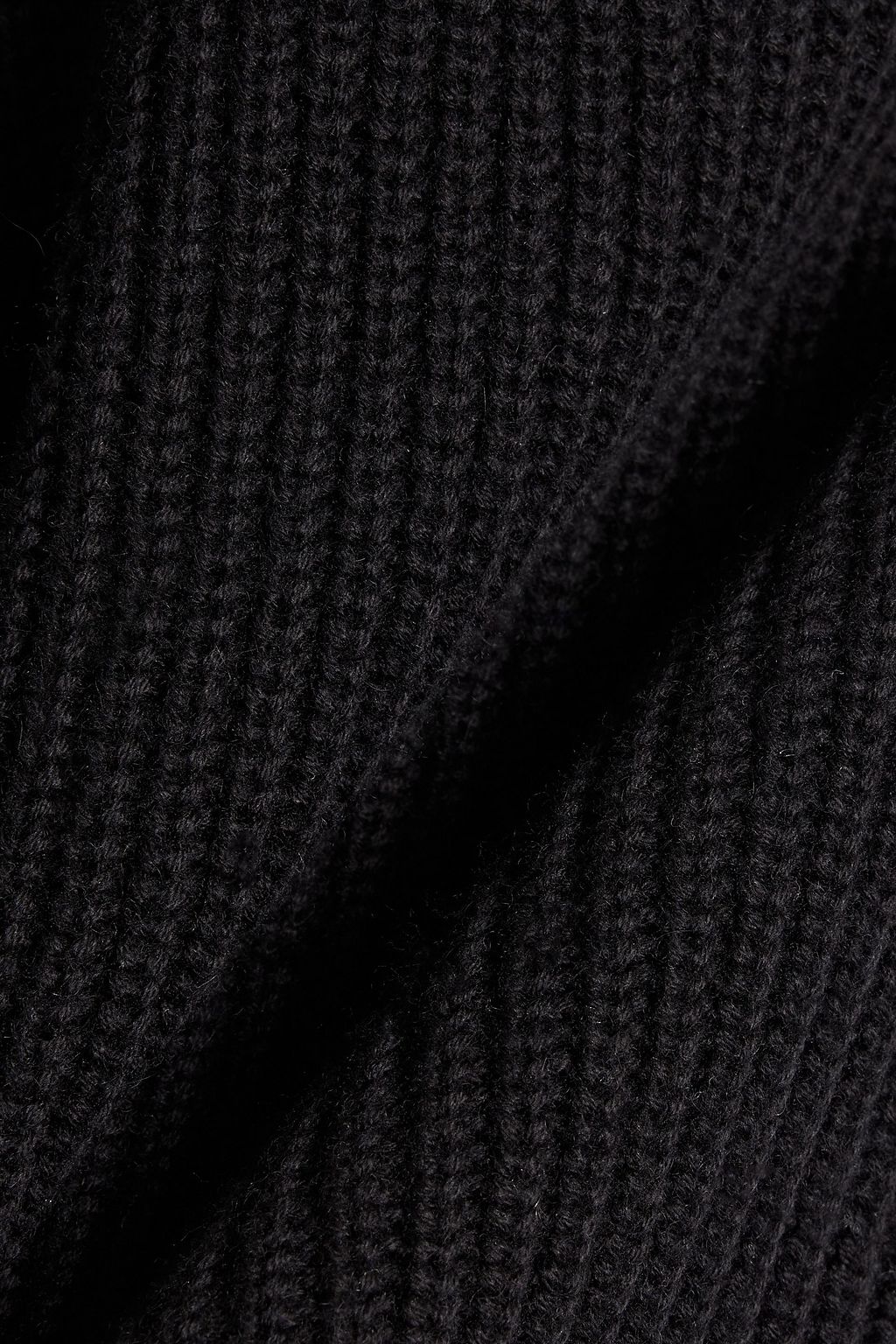 IRO Virgi ribbed cotton and cashmere-blend turtleneck top