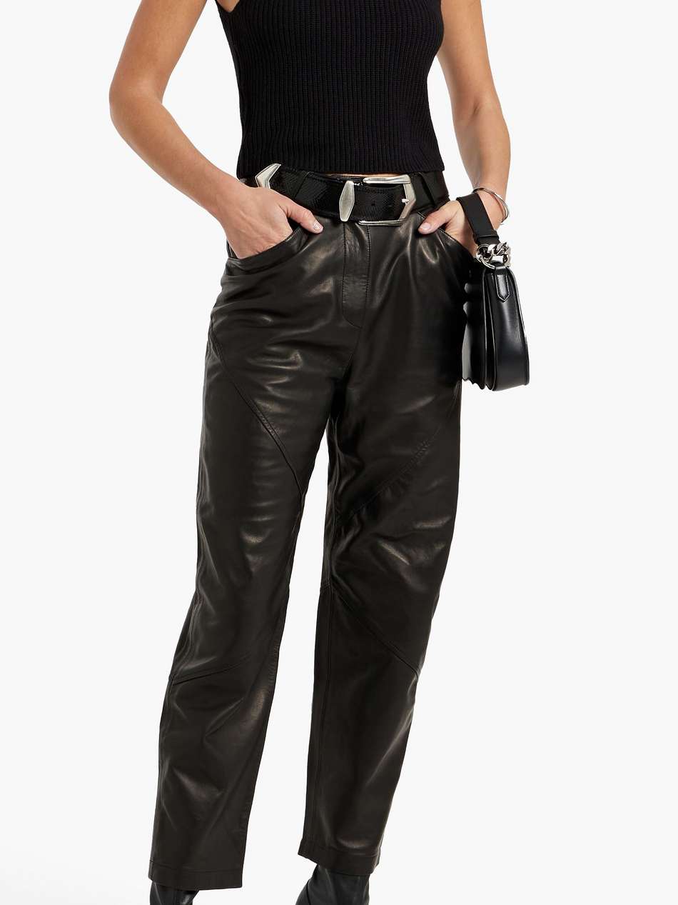 virgi ribbed cotton and cashmere-blend turtleneck top