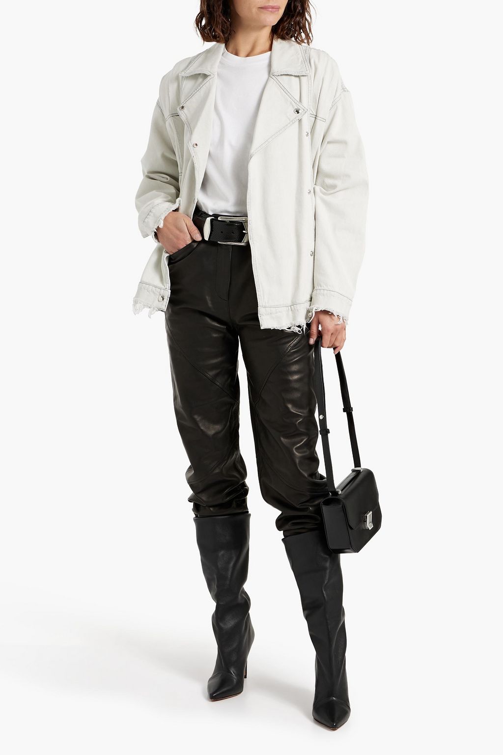 IRO Noumia distressed denim jacket